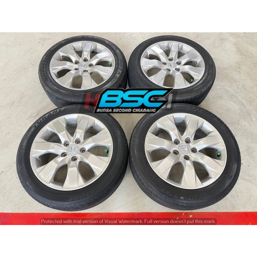 Velg Mobil Bekas Murah R17 Copotan Ori Accord Pcd 5x114 Ban Bonus Ring 17 Buat HRV CRV Camry Innova 