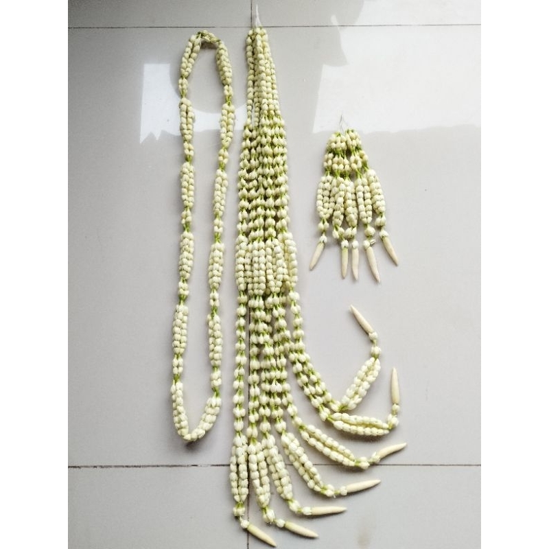 Tiba Dada Siger, Pengasih & Kalung - Roncean Bunga Melati Asli