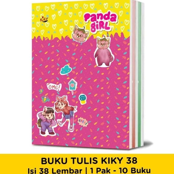 

Buku Tulis Garis Merk KIKY 38 Lembar Termurah (1 PAK isi 10 PCS Buku)