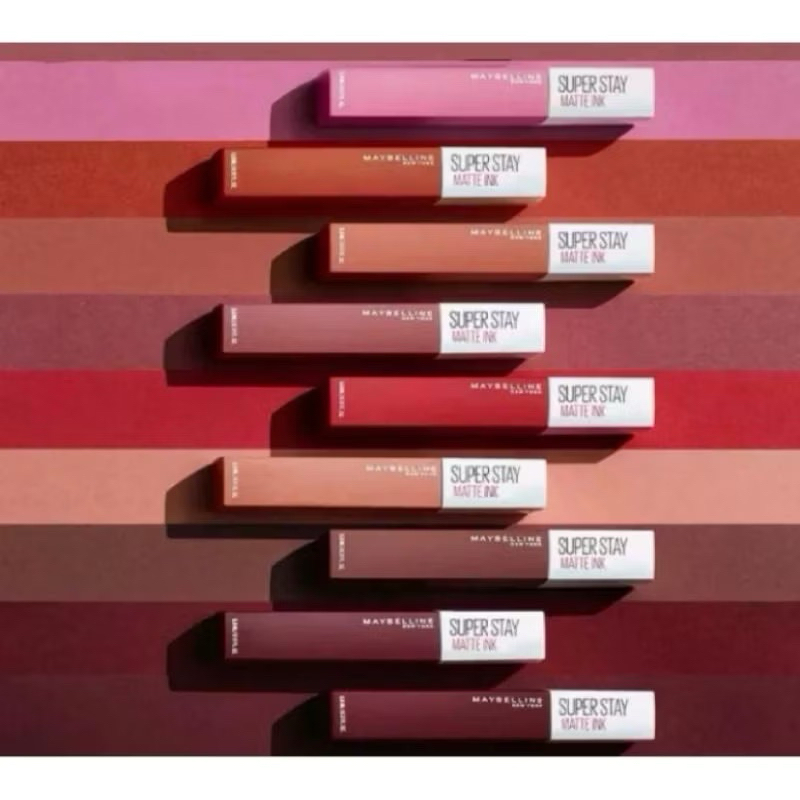 MAYBELLINE ORI Superstay Matte Ink Liquid Long Lasting Waterproof Matte Lipstick Lipcream Make Up Tr