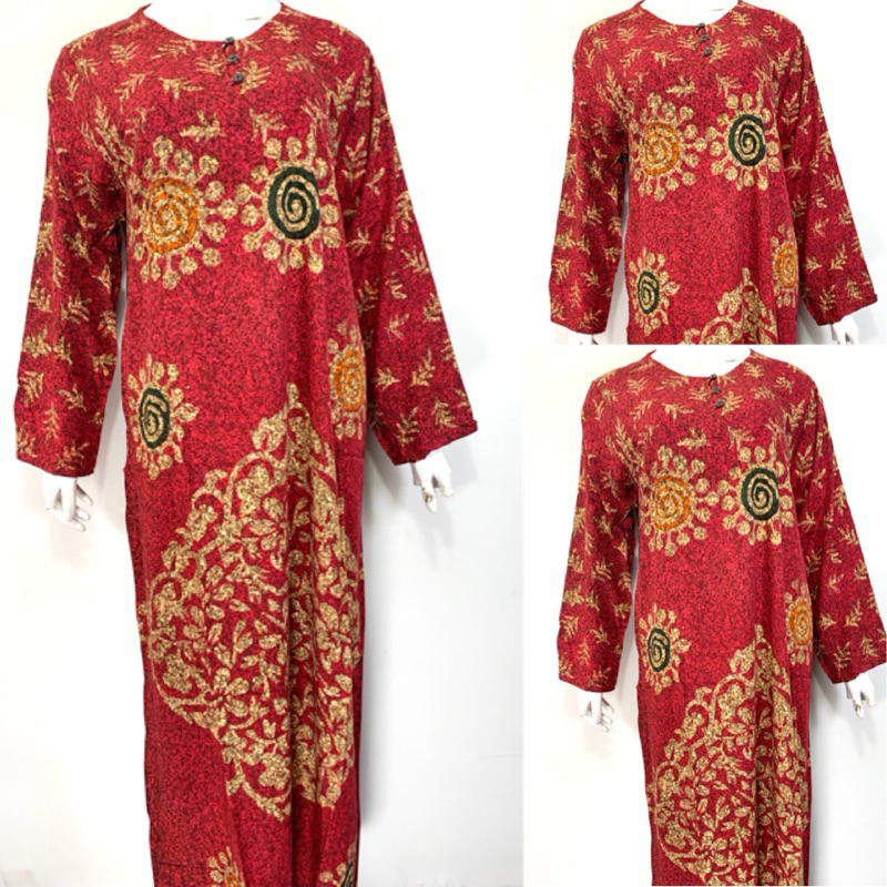 Sammy Longdress Batik Lengan Panjang | Batik Sammy | Daster Sammy