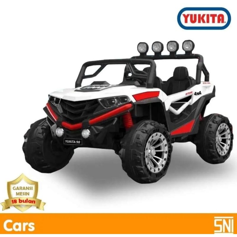 Mobil Aki Jeep Monster (Yukita 90) READY Pontianak