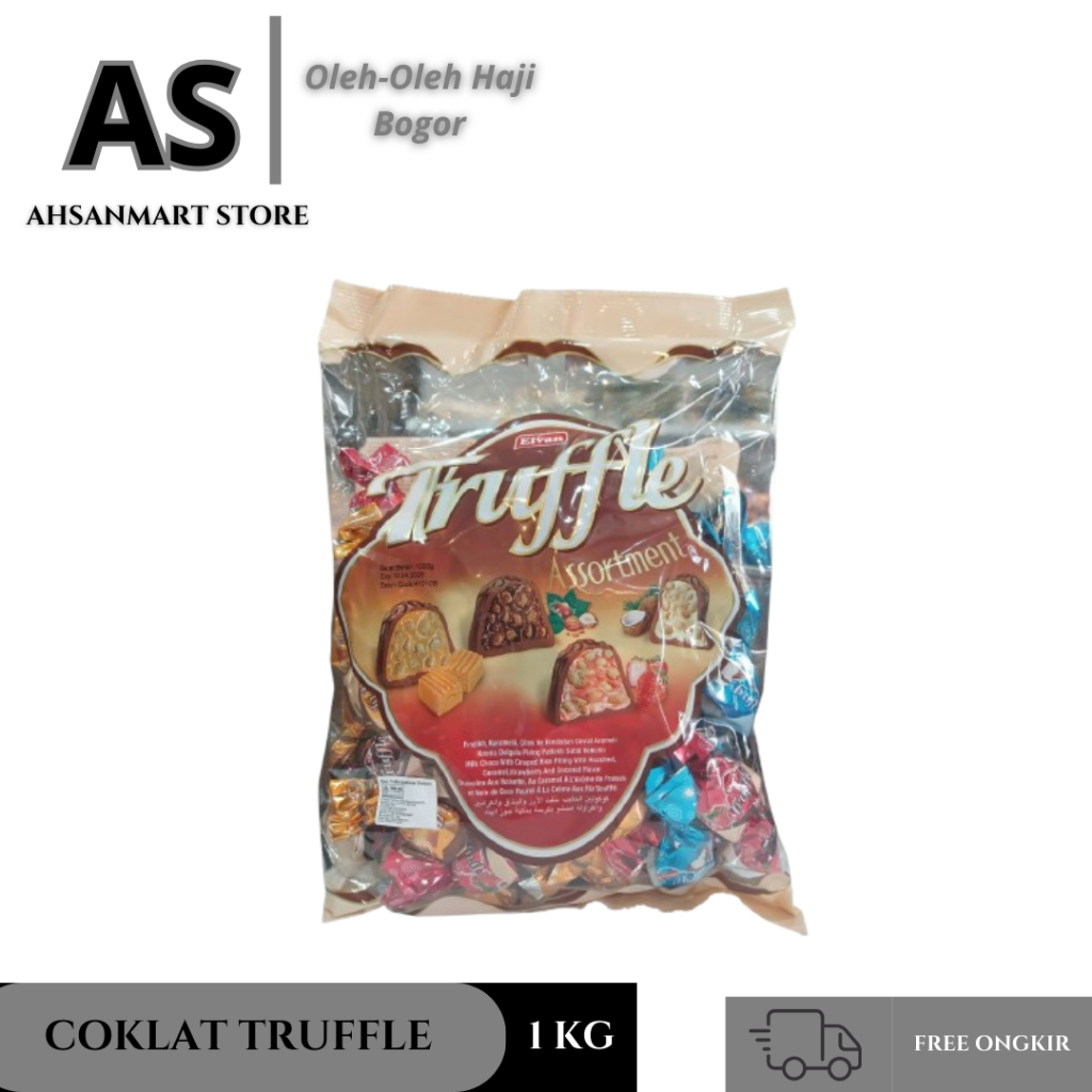 

Coklat Truffle Coklat oleh-oleh haji premium 1kg - Merk Elvan