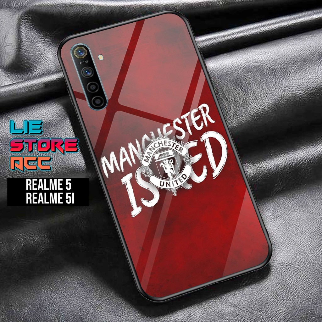 Case Realme 5 - Casing Realme 5i - ( Manchester United ) - Case Hp - Casing Hp - Softcase Hp - Softc