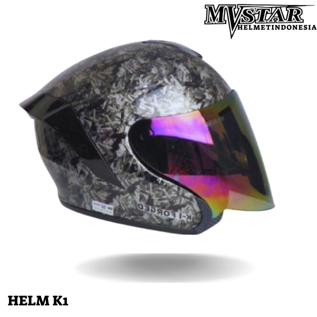 HELM MVSTAR K1 DEWASA / HELM REMAJA / HELM HALFFACE / NJS KAIROZ MVSTAR