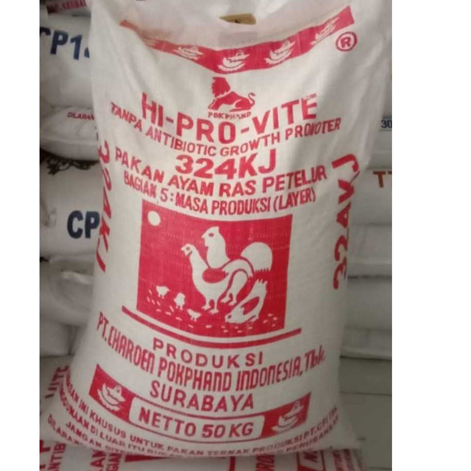 1 Kg Pakan AYAM Ras Petelur Masa Produksi Layer 324kj HI PRO VITE Charoen Pokphand Japfa Comfeed G51
