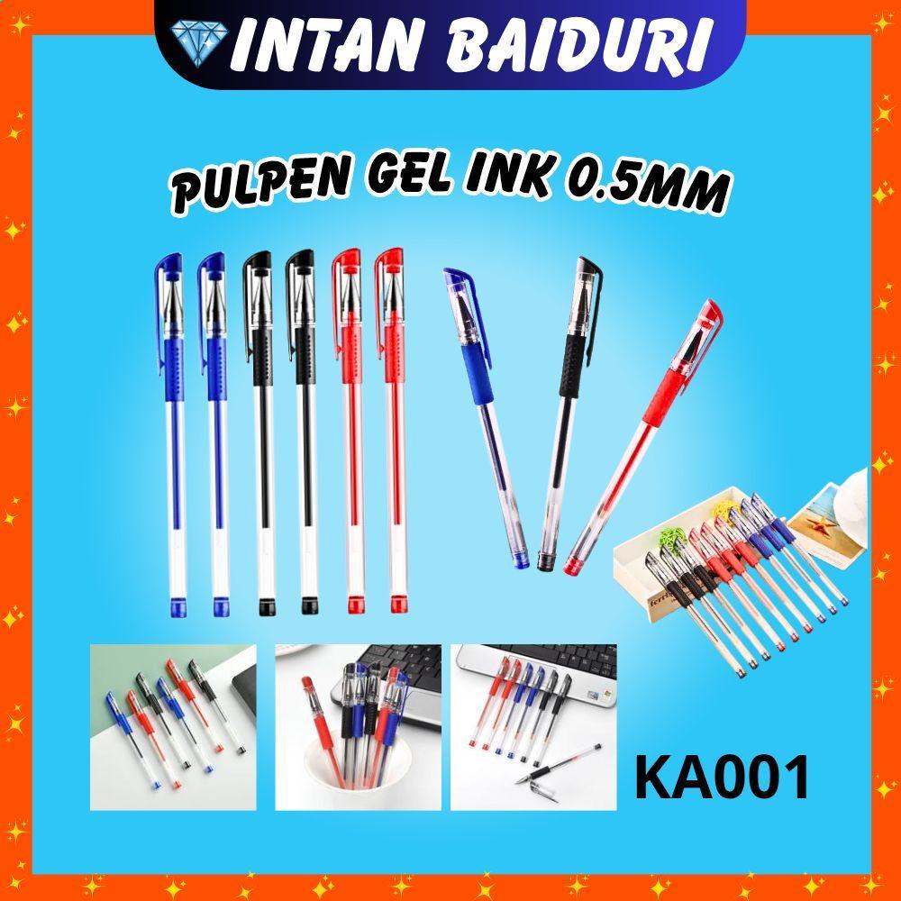 

Pulpel Gel 0.5mm Perlengkapan Sekolah Stationery Pulpen Biru Alat Tulis