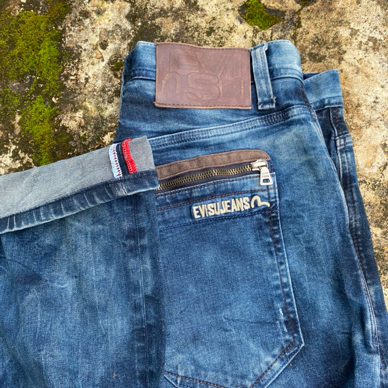 evisu fading selvedge