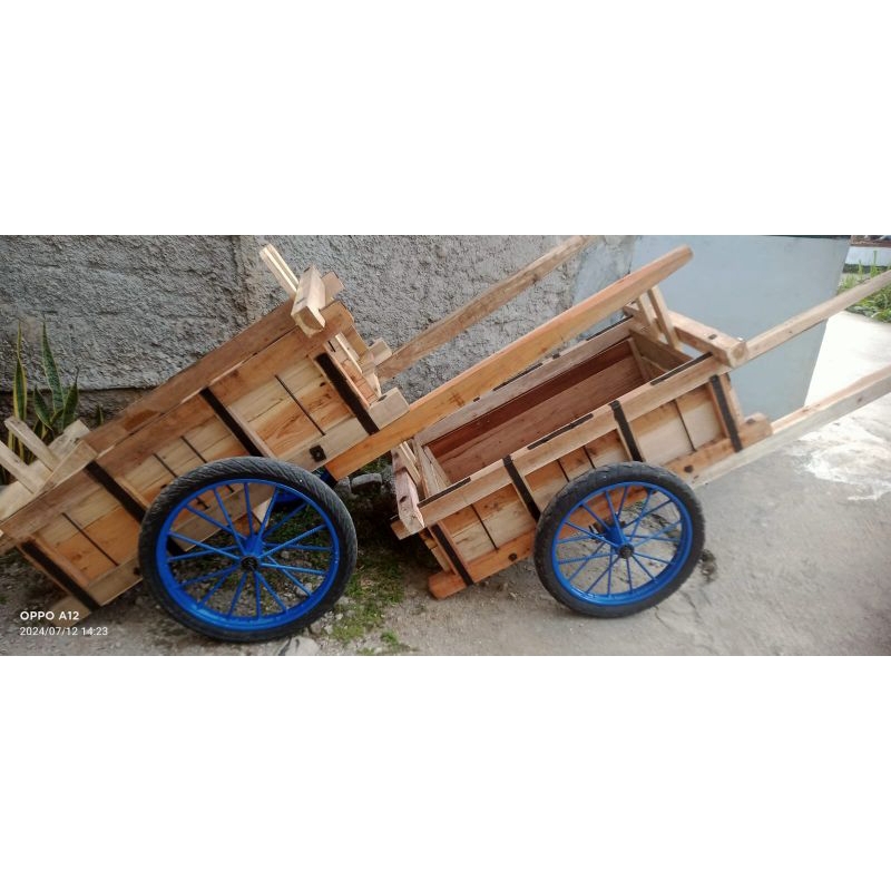 Gerobak Kayu Ban Motor