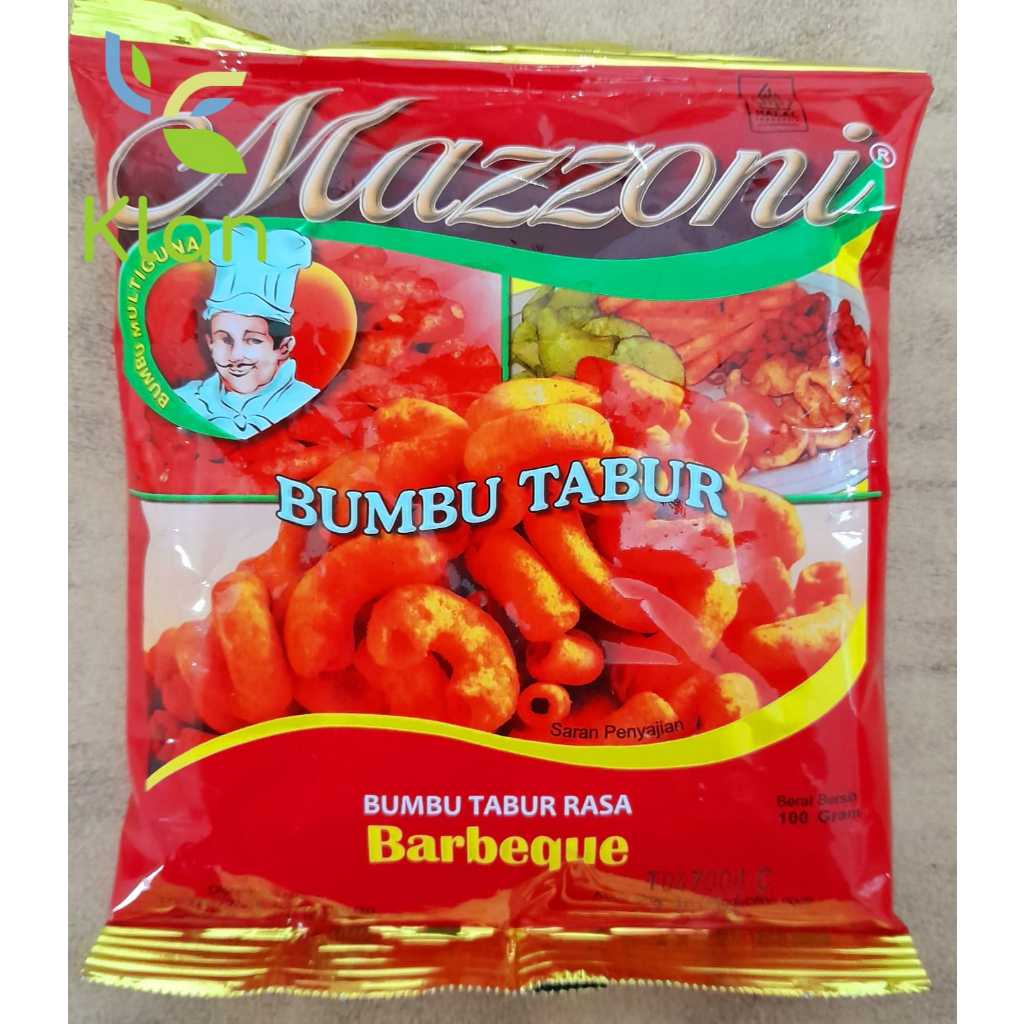 

MAZZONI RASA BBQ 100GR/BUMBU TABUR/BUMBU KENTANG MACARONI BBQ