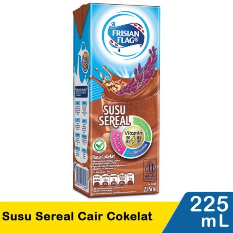 

Frisian Flag Susu Sereal Rasa Cokelat 225 ml
