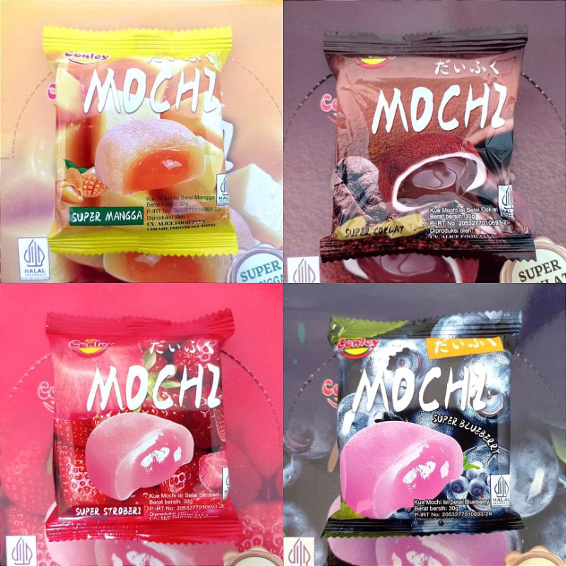 

Mochi Aneka Rasa Conley 30gr / Kue Mochi Lumer / Mochi Viral Lembut
