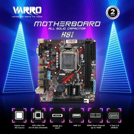 MOTHERBOARD VARRO H81V-R3 HIGH-PERFORMANCE MOTHERBOARD