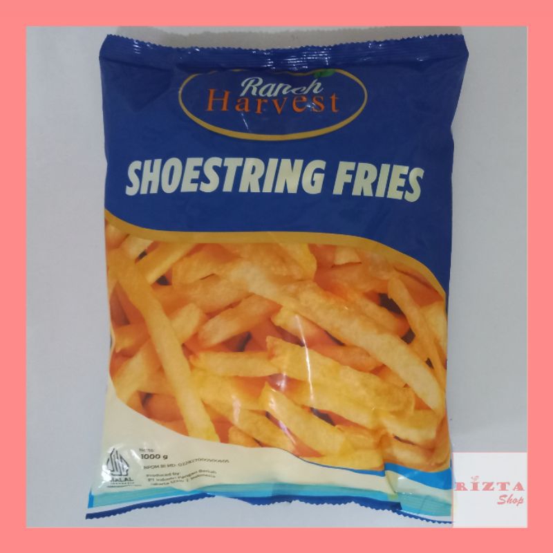 

Ranch Harvest Shoestring Fries / Kentang Goreng Beku Shoestring 1kg