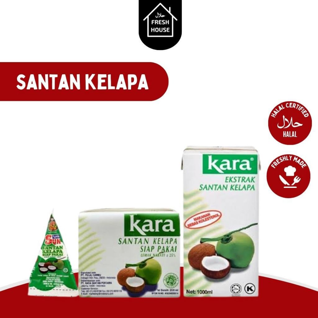 

SANTAN KELAPA SIAP PAKAI KARA 60ML DAN 200ML