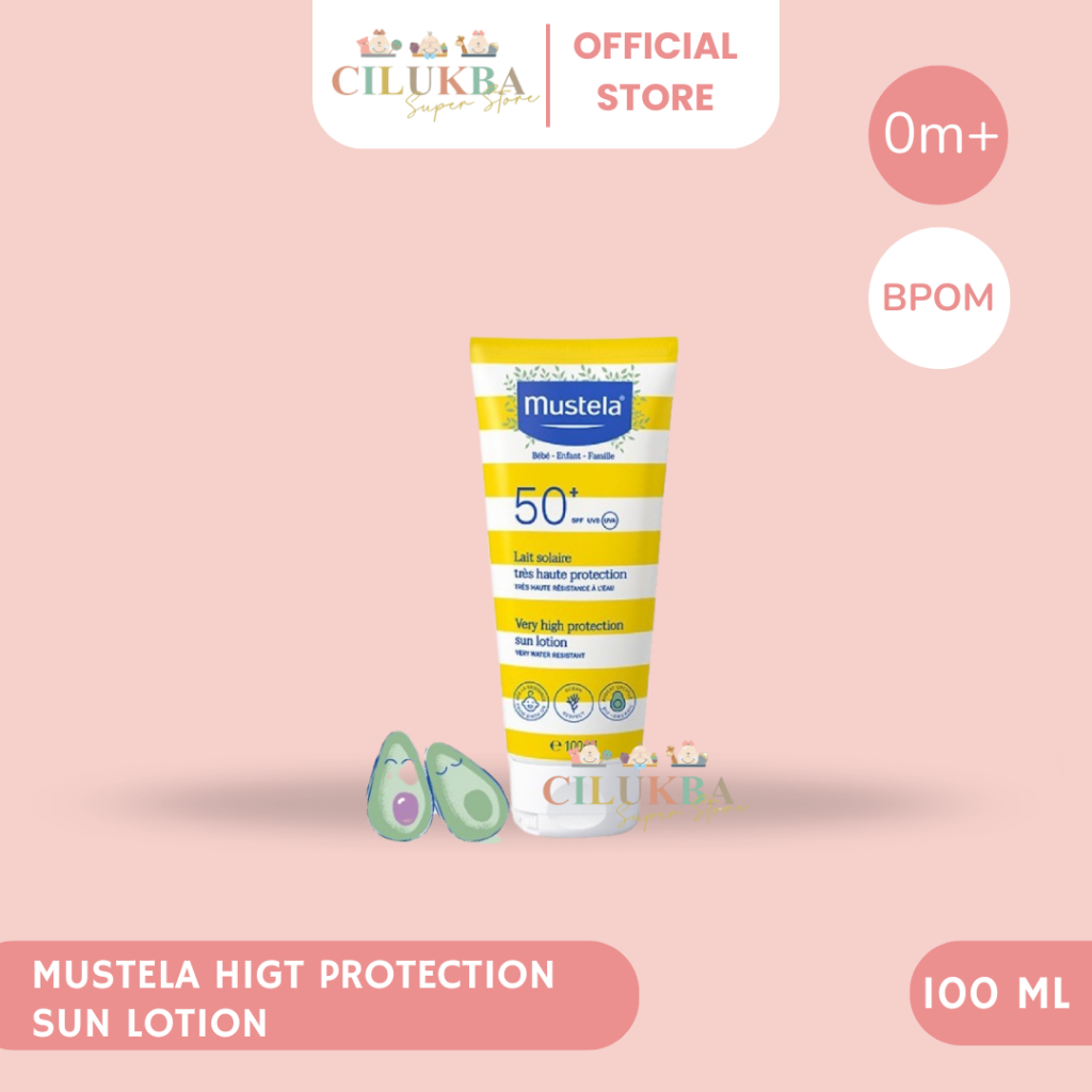 MUSTELA SUN PROTECTION LOTION 100ml | SUNBLOCK | SUNCREEEN BAYI & ANAK | LOTION