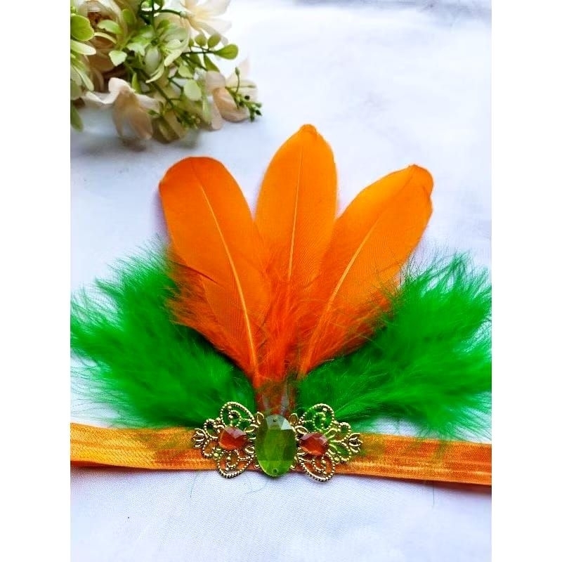 Bandana Bulu/Bandana Tari/Aksesoris Kepala