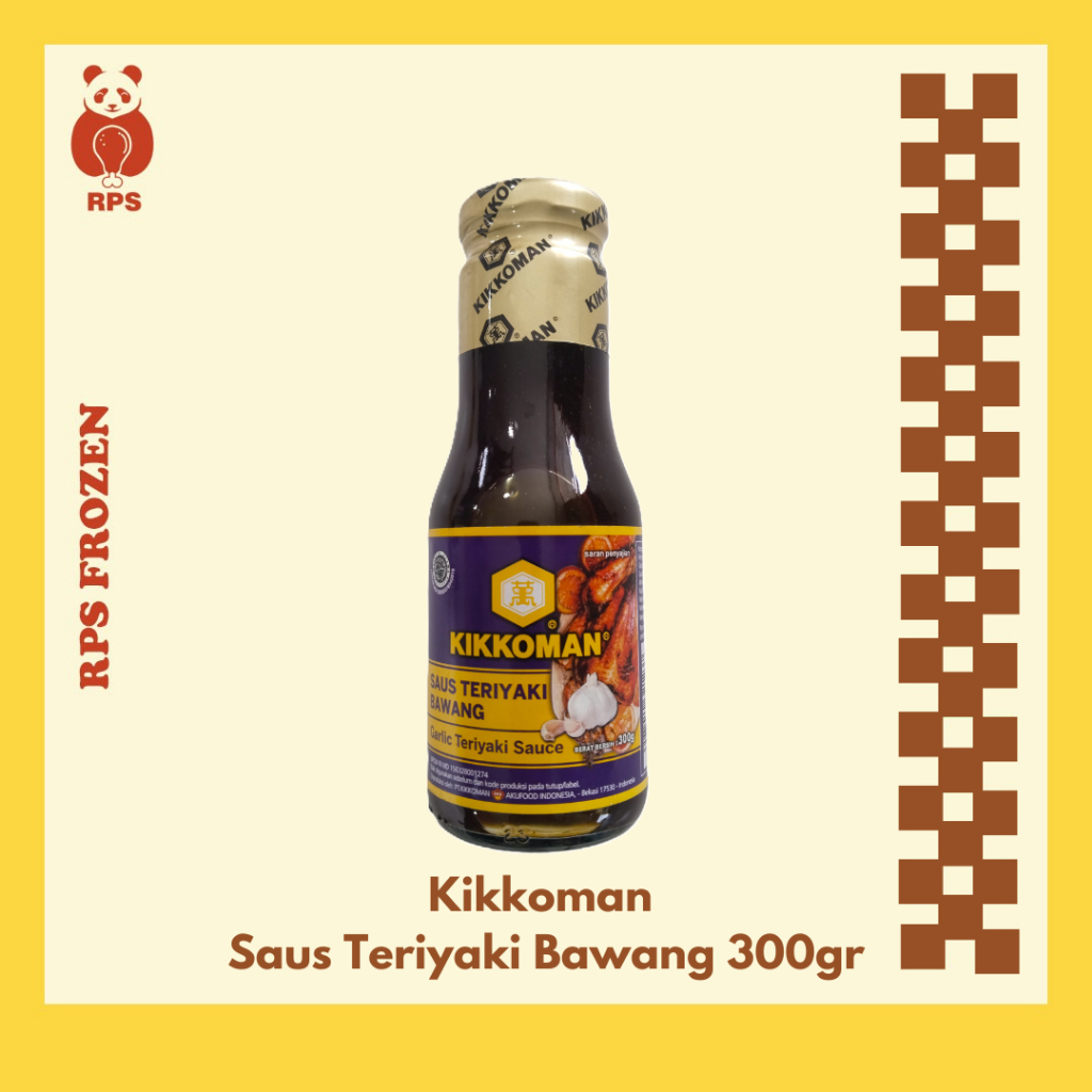 

Kikkoman Saus teriyaki bawang 310gr, saus teriyaki, saus bawang