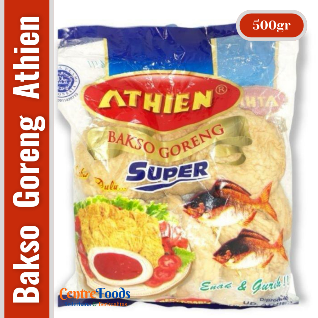 

Bakso Goreng Super - Baso Empiang Ikan ATHIEN | isi 10 Pcs - 500gr [ Harga Per BKS ]