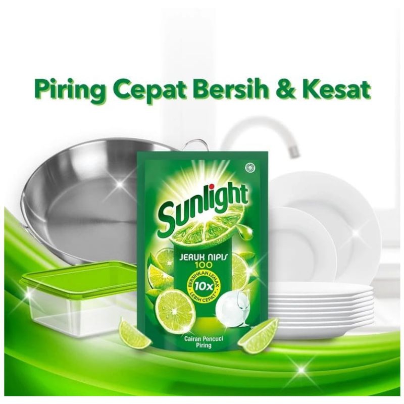 sunlight claim 370 ML 640 ML 1500 ML sabun cuci piring dengan aroma jeruk nipis formula terbaik angk