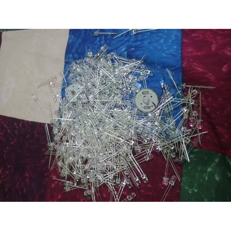 Lampu dan dinamo hias layang layang 1 set lengkap (Dinamo, lampu 6 biji, kabel)