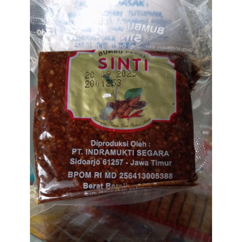 

Bumbu Pecel Sinti 200g