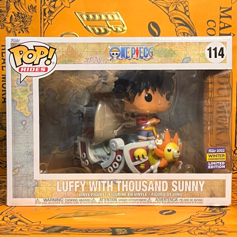 Funko Pop Rides: One Piece - Luffy with Thousand Sunny [Winter Convention Exclusive 2022) #114
