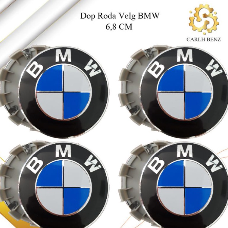 KODE B17H DOP VELG RODA BMW EMBLEM BMW ORIGINAL 68MM  DOP RODA BMW ORI  TUTUP RODA WHEEL CENTER BMW 