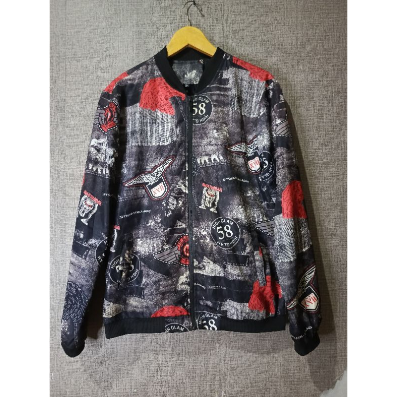bomber jacket varsity iron maiden second