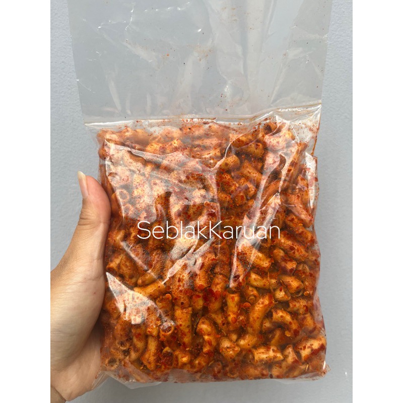 

seblak kerupuk makaroni/makaroni bantet /seblak kerupuk kering/pedas daun jeruk/original daun jeruk isi 250gr