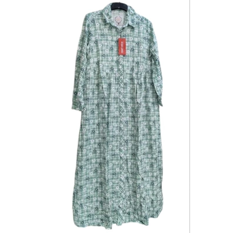 Novel Mice - Gamis Rayon Print size M (Ld 102cm)