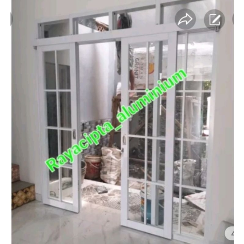 Kusen Aluminium Pintu Jendela Kaca