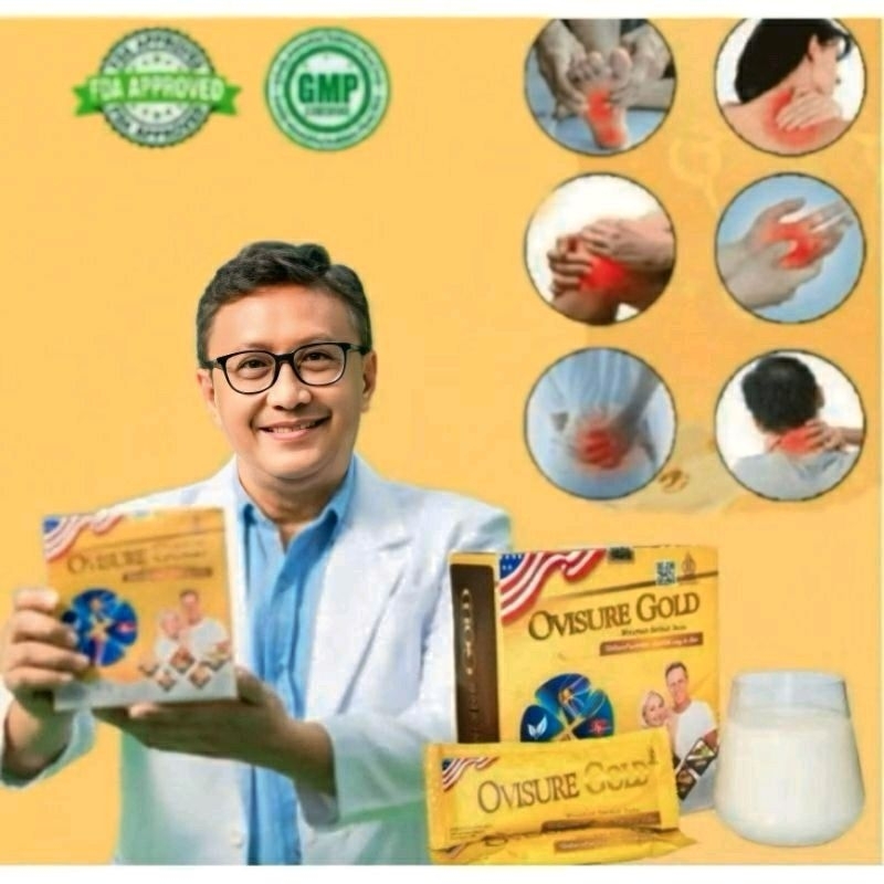 

(TERLARIS) OVISURE GOLD SUSU OBAT VITAMIN TULANG DAN SENDI SYARAF KEJEPIT KERAM ORIGINAL AS