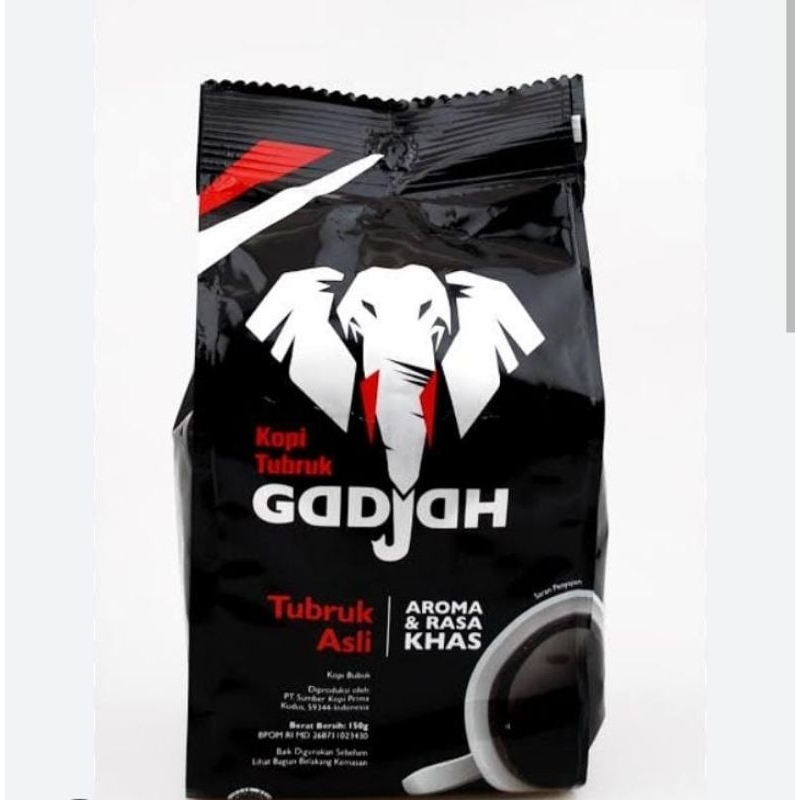 

Kopi gajah murni 138gr