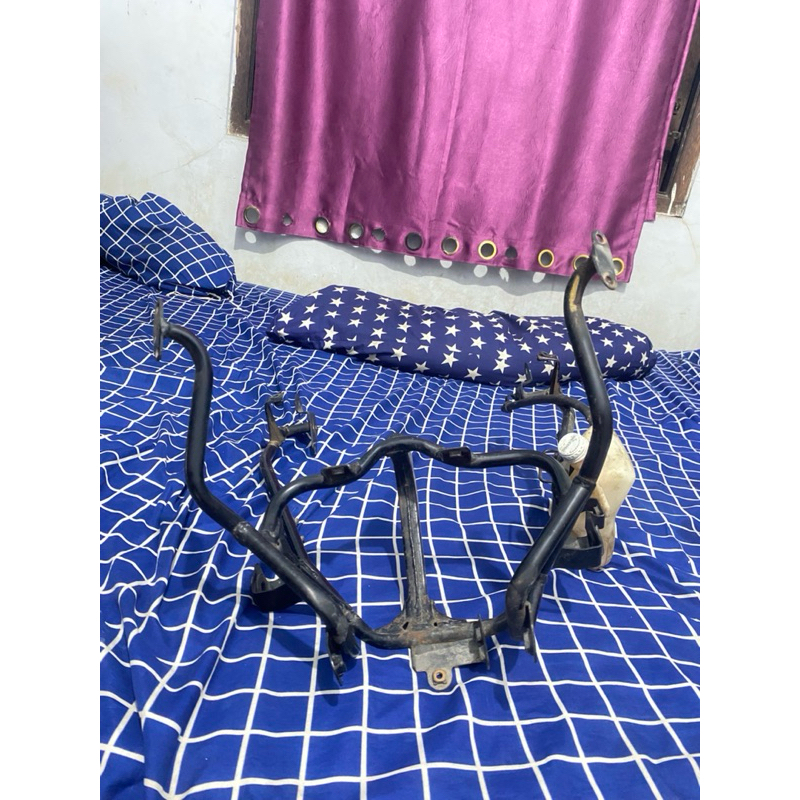 breket fairing depan ninja rr new ori copotan utuh