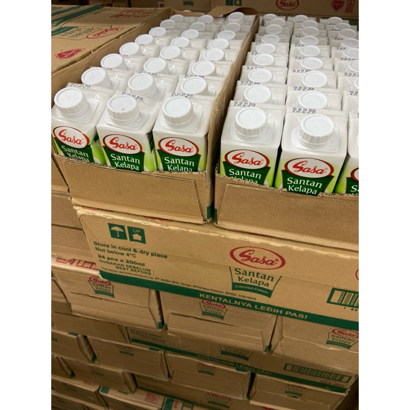 

Sasa santan kelapa 200ml kemasan 1 dus isi 24pcs