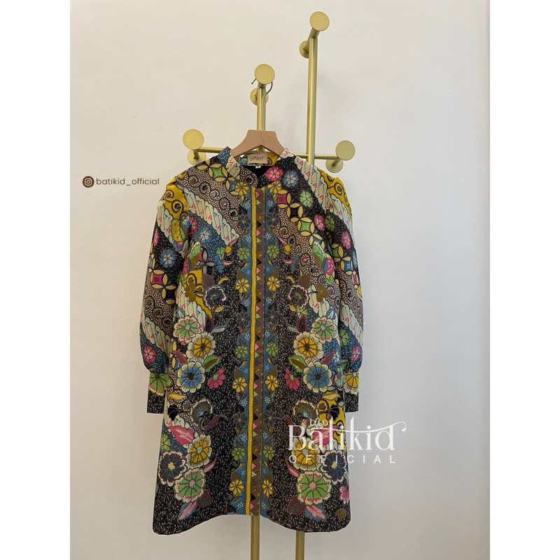 Batikid Official - dress batik kerja wanita