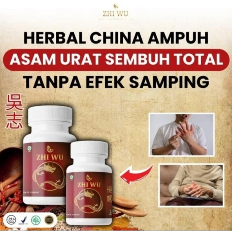 ZHI WU Original Herbal Cina Ampuh Mengatasi Rematik Asam Urat
