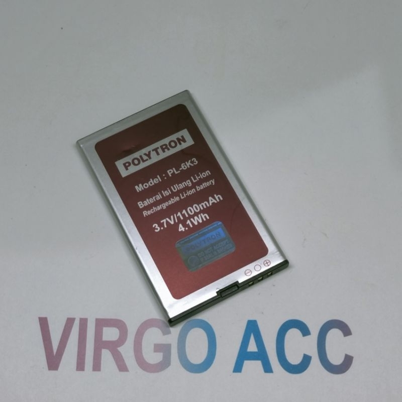 Baterai Batre Battery Polytron C287 C289 PL6K3 PL-6K3 Original Battery Hp