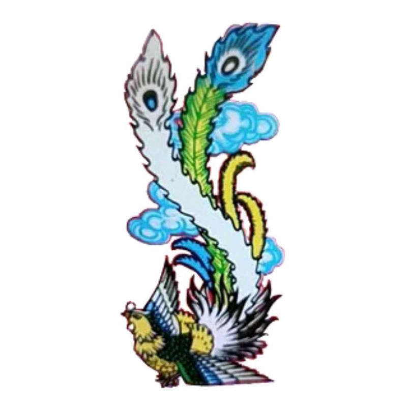 

Stiker Burung Jadul (Hadap Kiri) panjang 20 cm