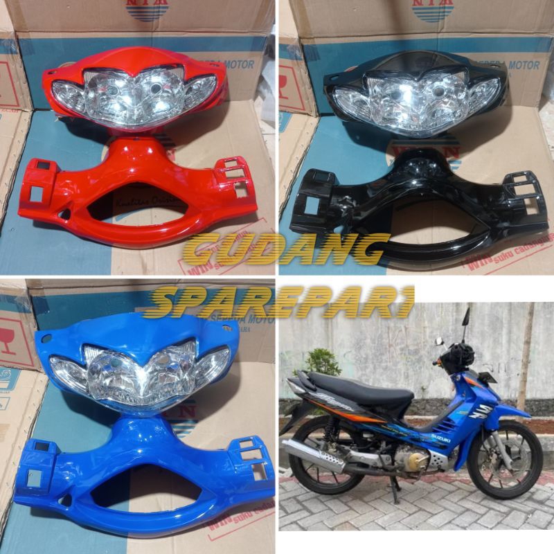 Batok kepala shogun 125 sp 2005-2007, batok depan shogun 125, batok shogun 125, batok lampu shogun 1