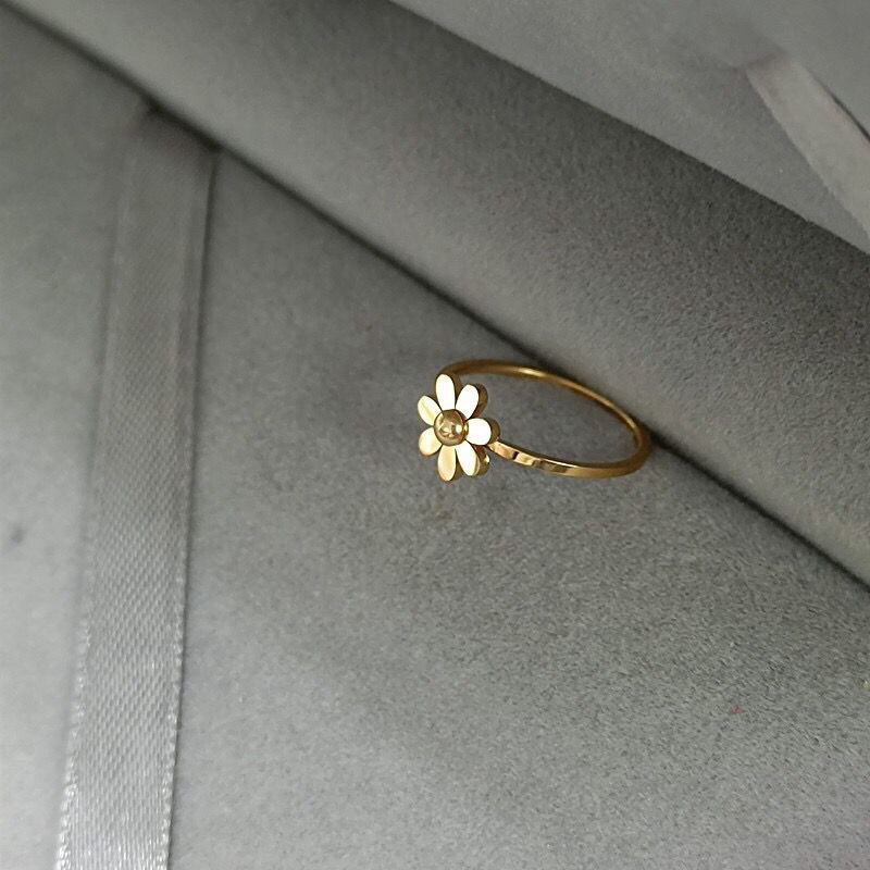 cincin titanium korean style gold