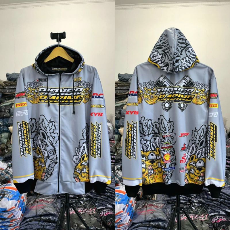 Jaket Racing pioner terbaru/jaket racing 2 stroke/jaket Racing terbaru/jaket Racing hell