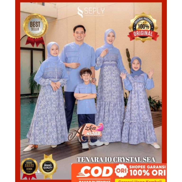 KODE P26Z SEPLY SARIMBIT EKSIS 225 TENARA 1 CRYSTAL SEA  SARIMBIT EKSIS 225  BAJU COUPLE KELUARGA  B