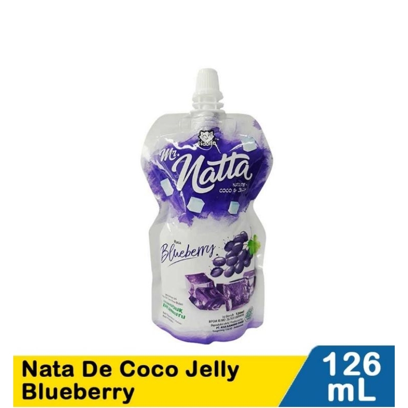 

Mr.Natta Minuman Nata De Coco &Jelly Blueberry 126MI