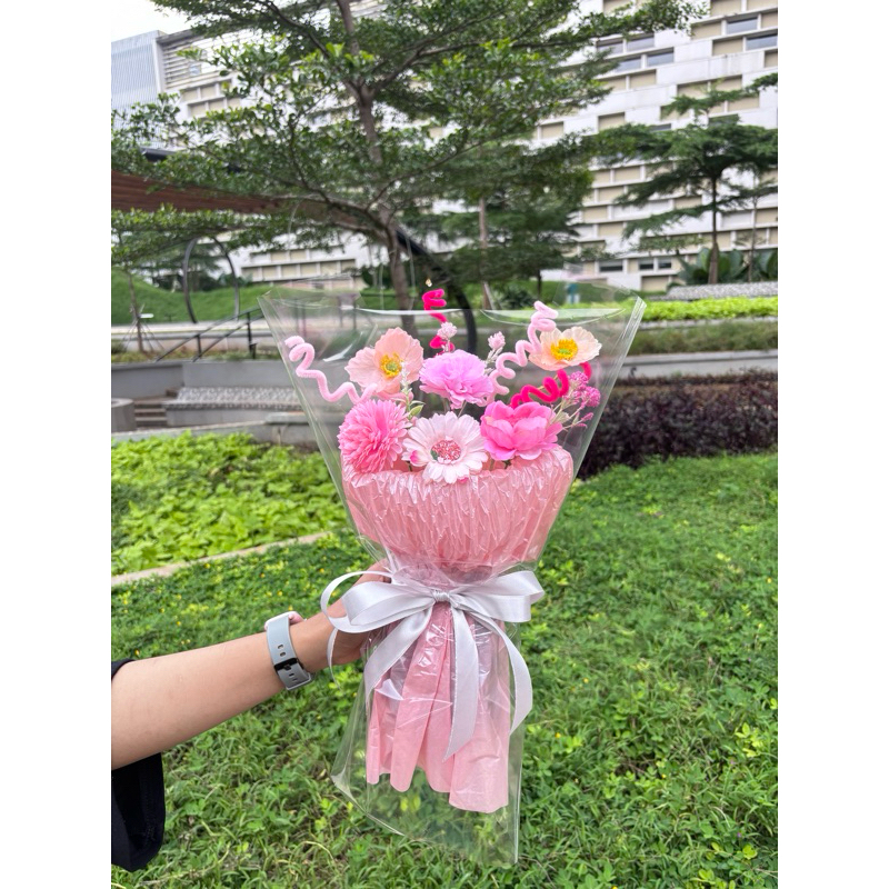 Buket Bunga Artificial / Korean Bouquet Bunga Artificial / Korean Bouquet Bunga Palsu / Buket Bunga 