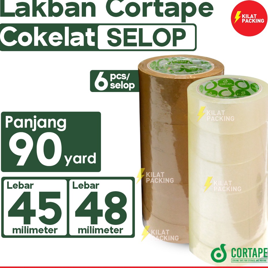 

Lakban Solasi Cortape Plakban Selotip Lakban Ekonomis Termurah Selop