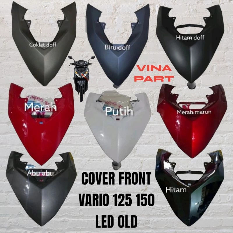 Panel tameng depan vario 150 led old vario 125 led old K59 HITAM MERAH PUTIH HITAM DOFF BIRU DOFF CO