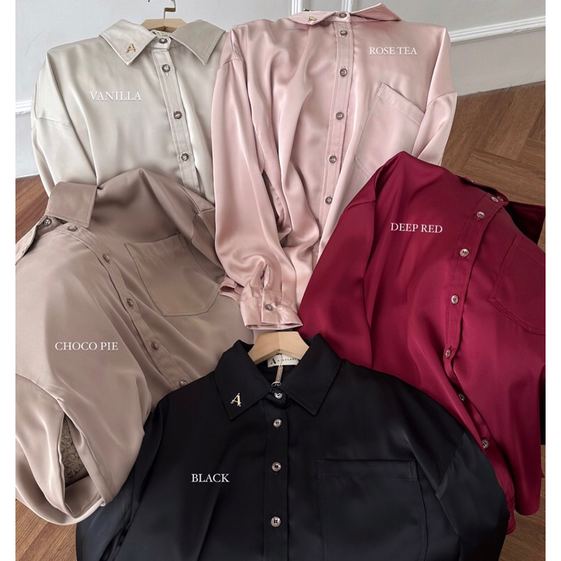 SILK SHIRT ARASCARF / KEMEJA ATASAN WANITA