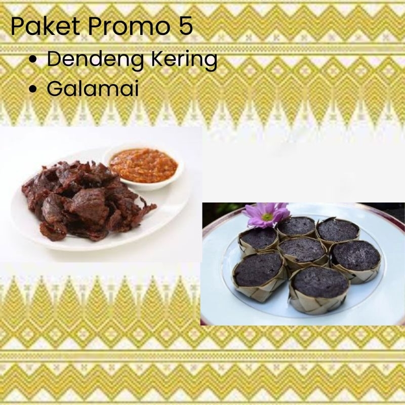 

Paket Promo 5 Makanan Kering Home Made Padang